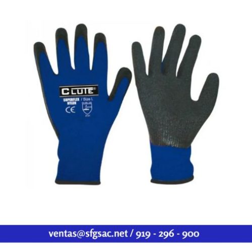 Clute, Guante SuperFlex Nylon Látex , 12/Paquete