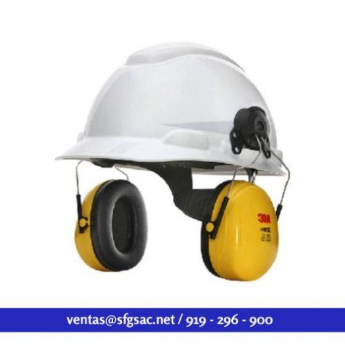 3M, Orejera 3M Peltor H9P3E Adaptable a Casco, 1/paquete